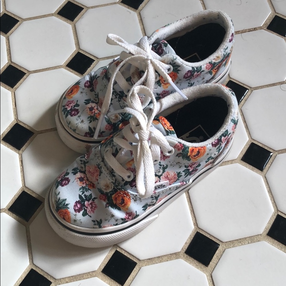 Vans Toddler Size 6 Floral